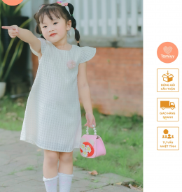 ĐẦM CHỮ A CÁNH TIÊN ĐÍNH HOA 